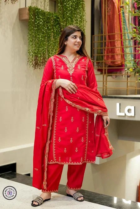 KF 1011 Kalaai Chanderi Silk Online Kurti With Bottom Dupatta Wholesale
